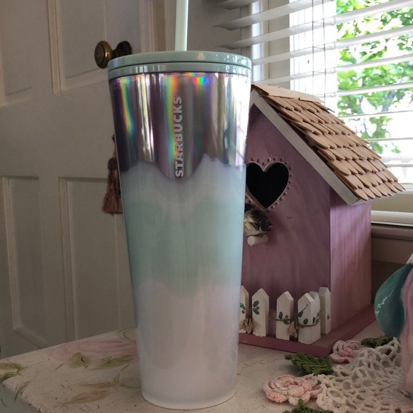 Starbucks 2021 mint green wave venti tumbler